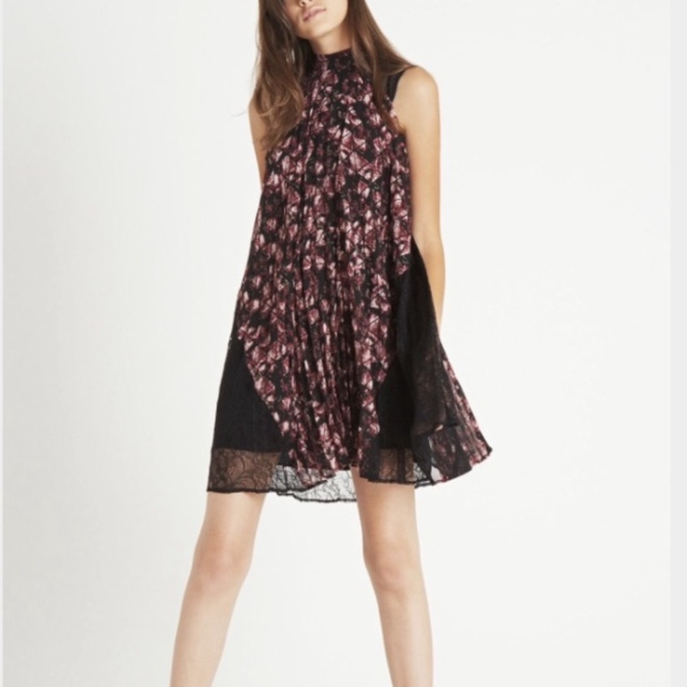 BCBGeneration Floral Lace Mini Dress Size XS